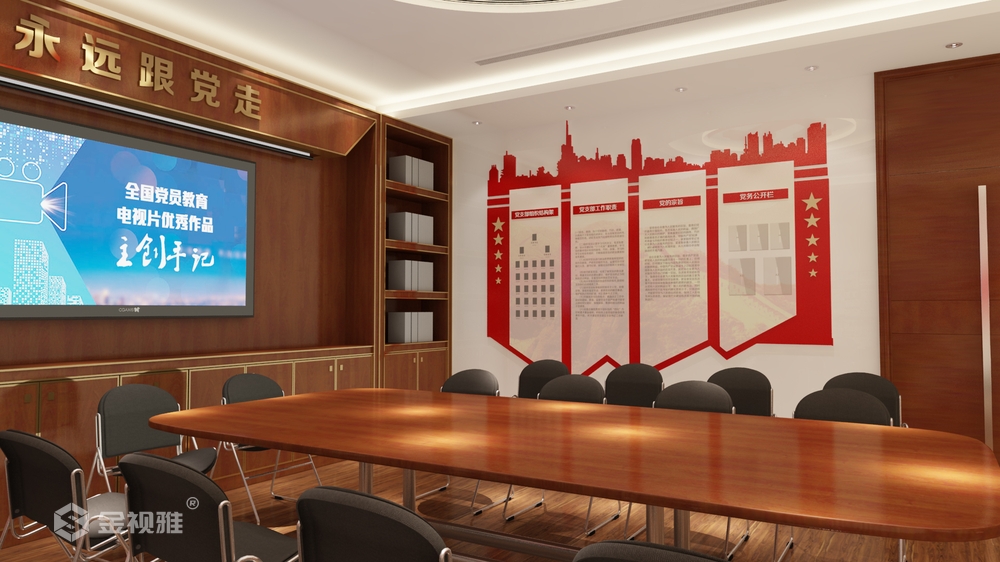 济南便民服务中心打造_文化墙设计制作公司
